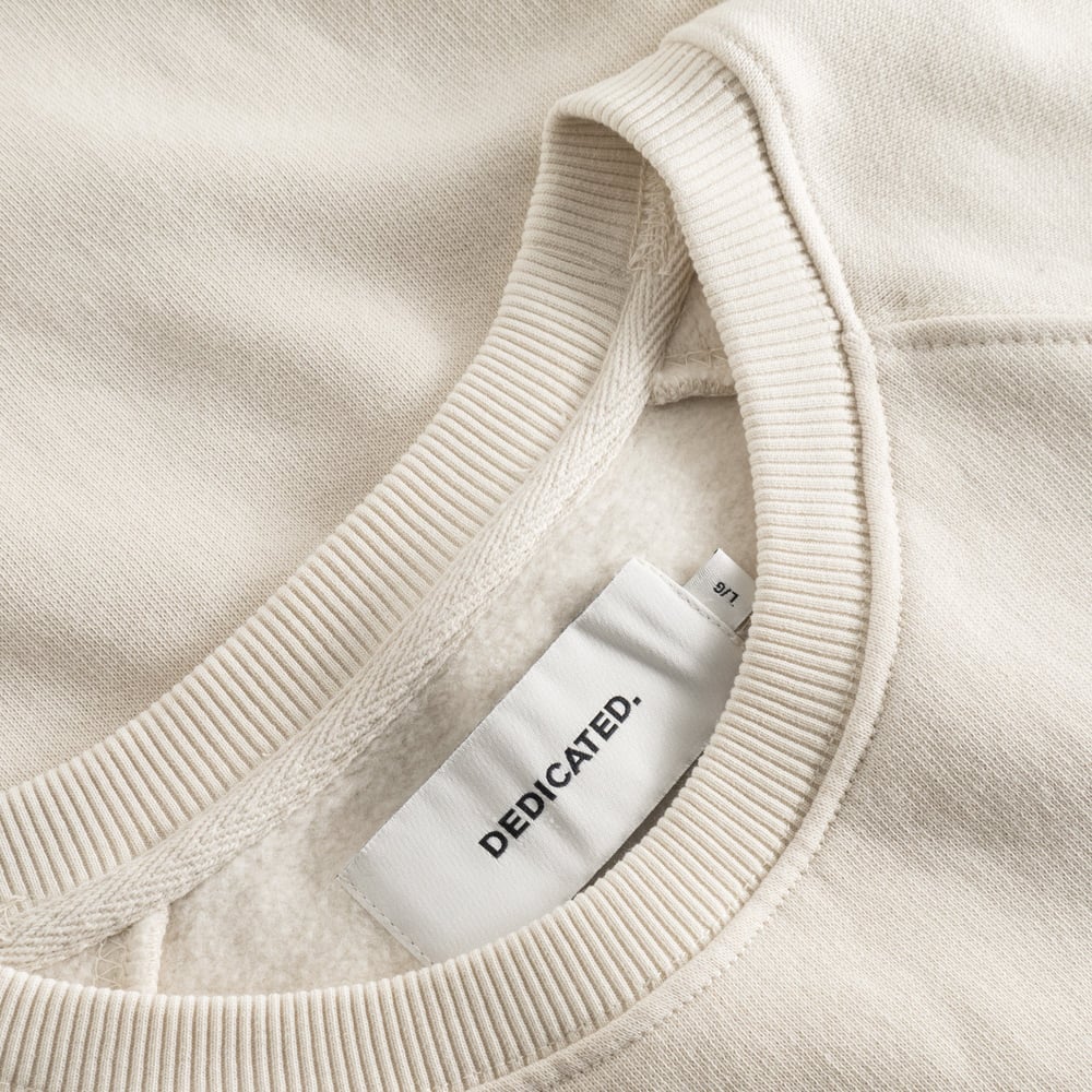 Sweatshirt Malmoe Base Oat White