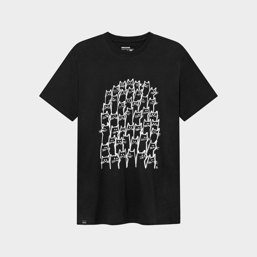 T-shirt Stockholm Cat Crowd