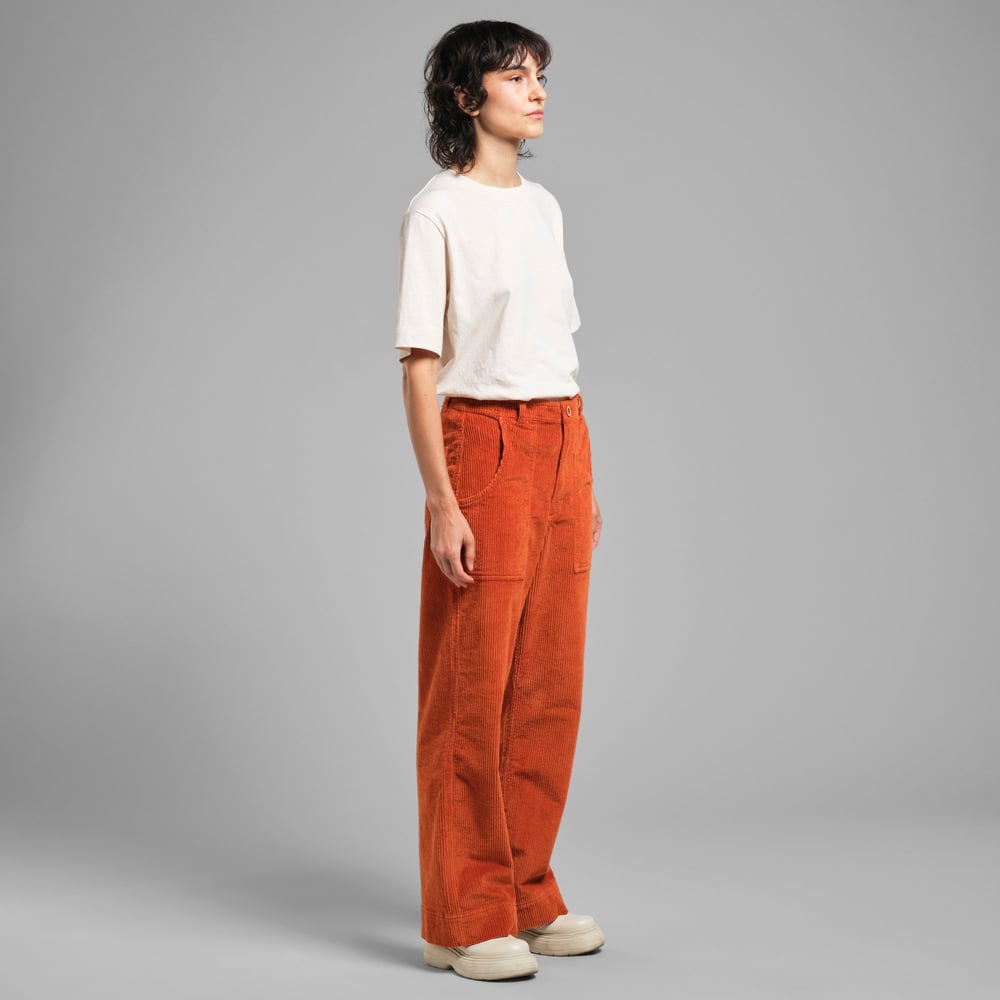 Workwear Pants Vara Corduroy Cinnamon Orange
