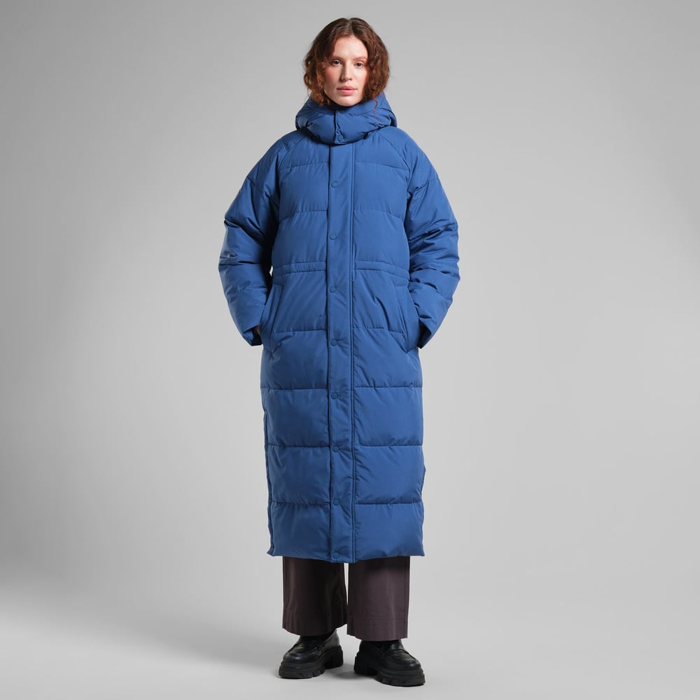 Long Puffer Jacket Karmas True Blue