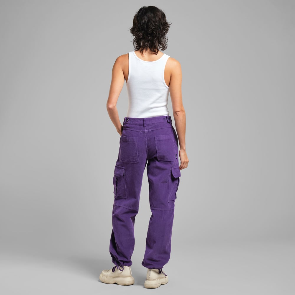Cargo Pants Bagarmossen Corduroy Picasso Purple