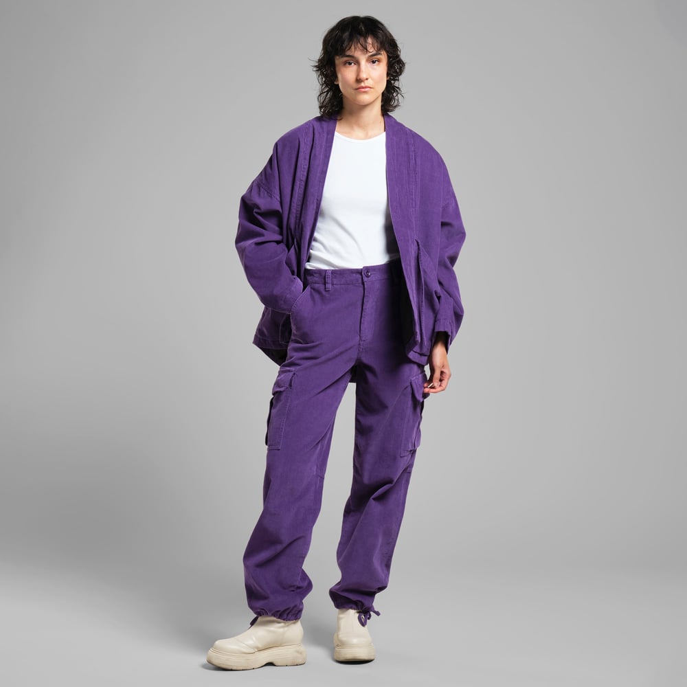 Cargo Pants Bagarmossen Corduroy Picasso Purple