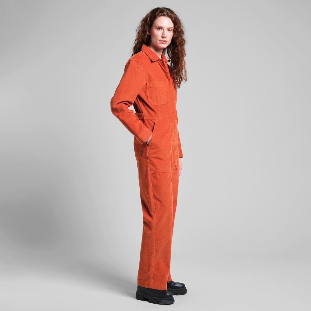 Overall Docksta Corduroy Cinnamon Orange