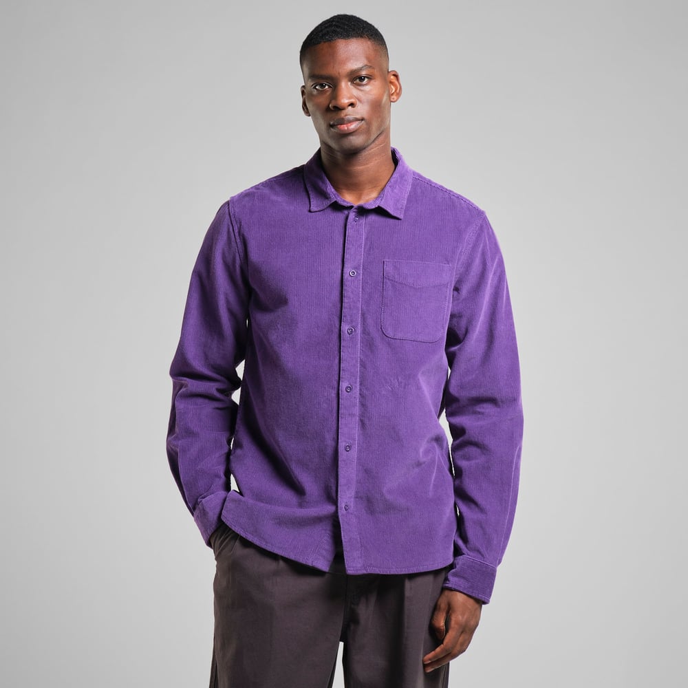 Shirt Varberg Corduroy Picasso Purple