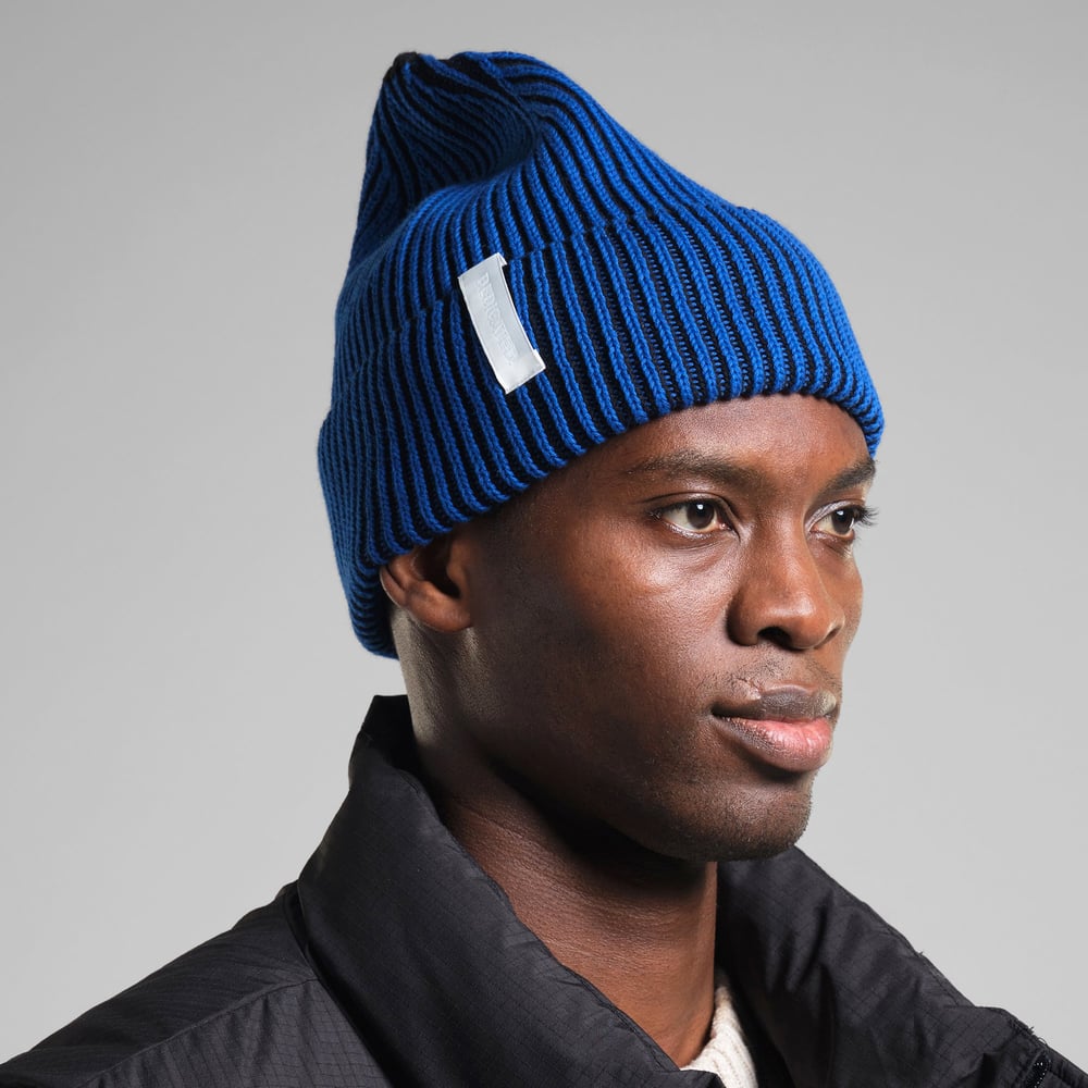 Beanie Narvik Brioche Black/Blue
