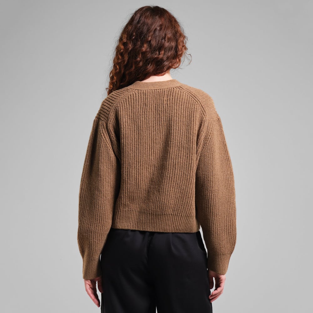 Cardigan Kanan Camel Brown