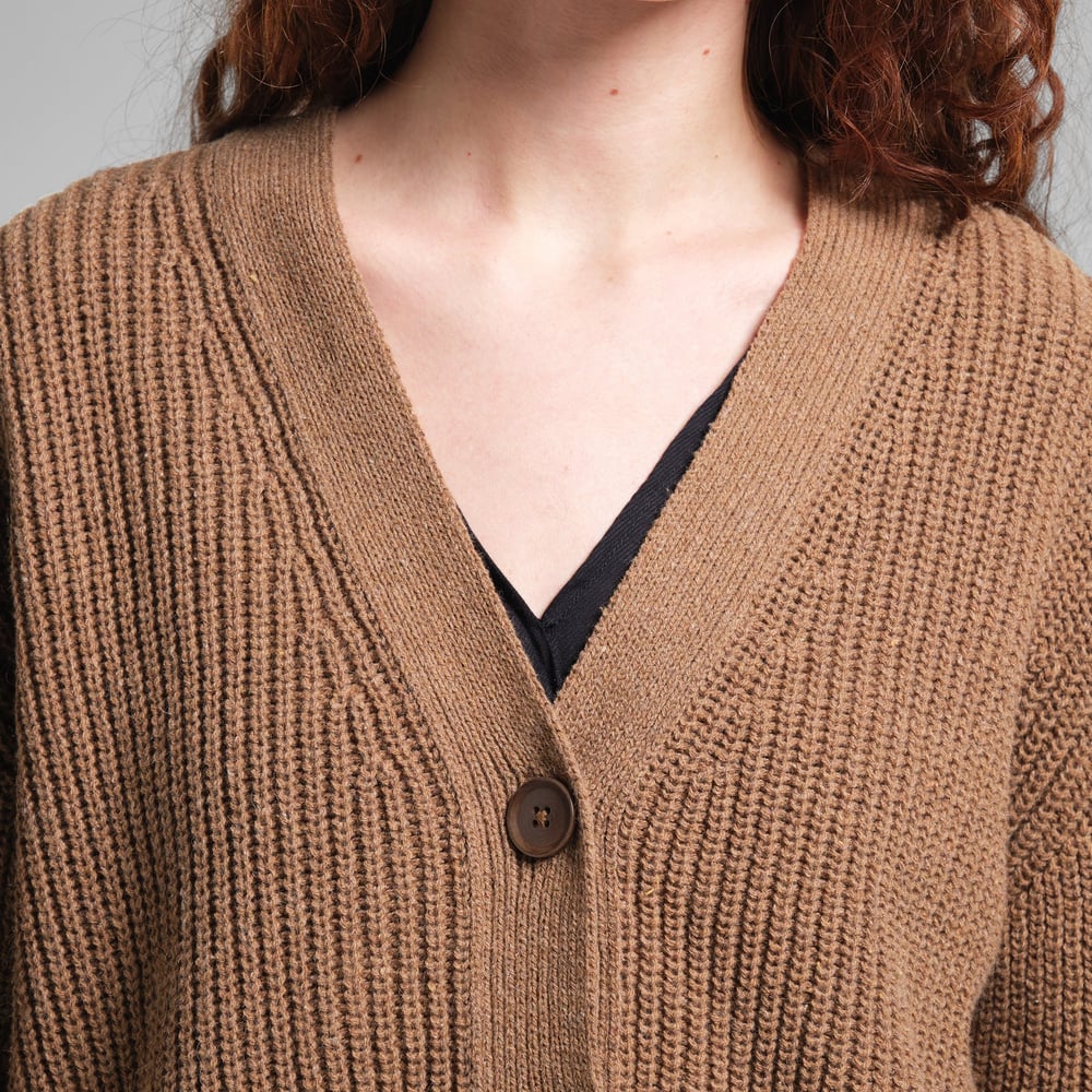 Cardigan Kanan Camel Brown