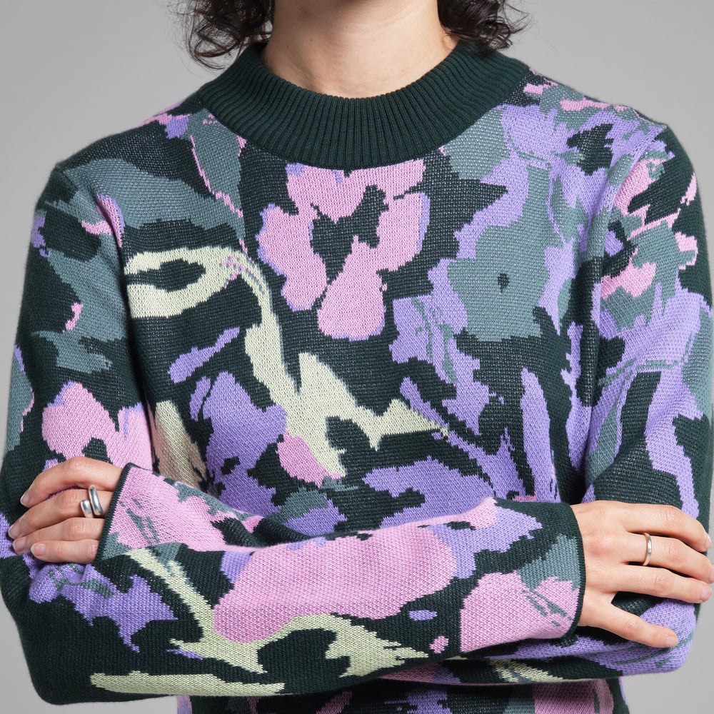 Dress Lo Warped Flowers Multi Color