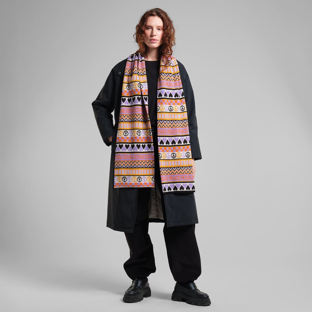 Scarf Rossberga Peace Purple