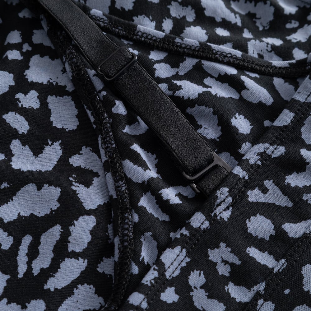 Soft Bra Junsele Leopard Steel Blue