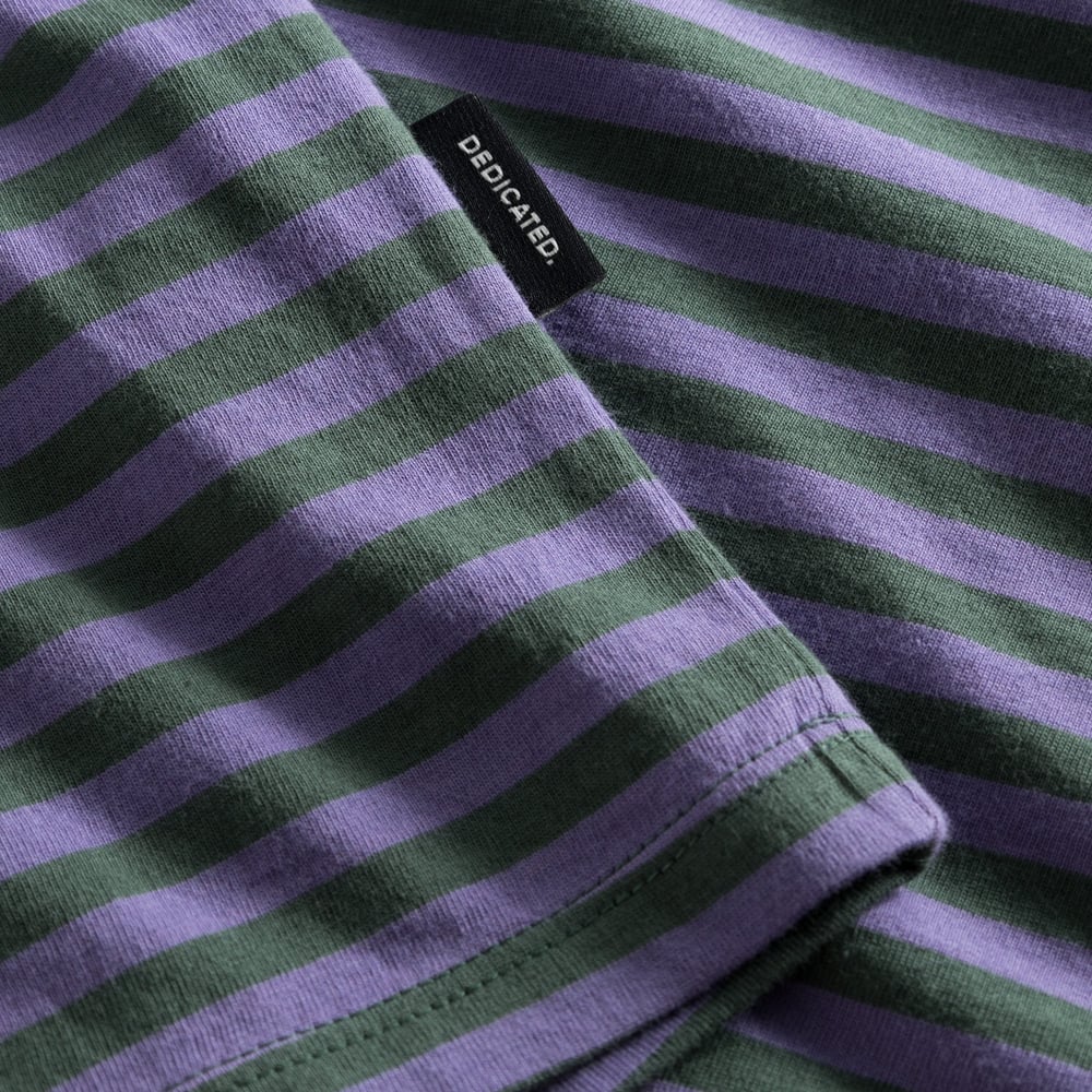 Top Humledal Stripes Forest Green/Paisley Purple