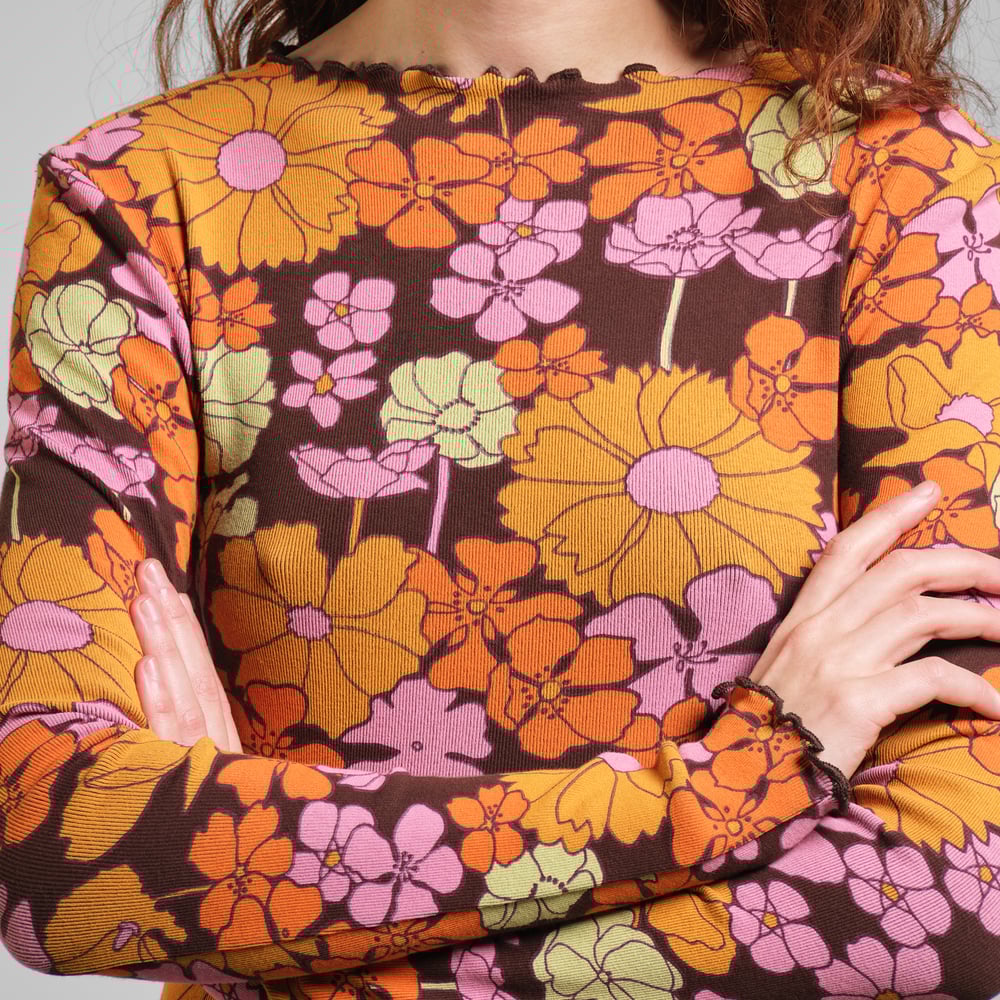 Rib Top Ryd Flower Power Multi Color