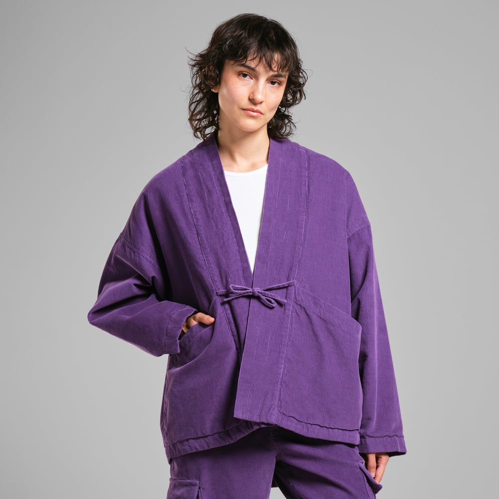 Jacket Sickla Corduroy Picasso Purple