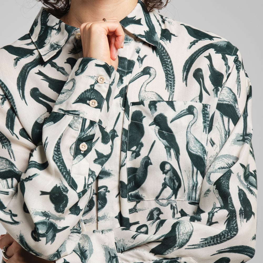 Shirt Kosta Birds Green