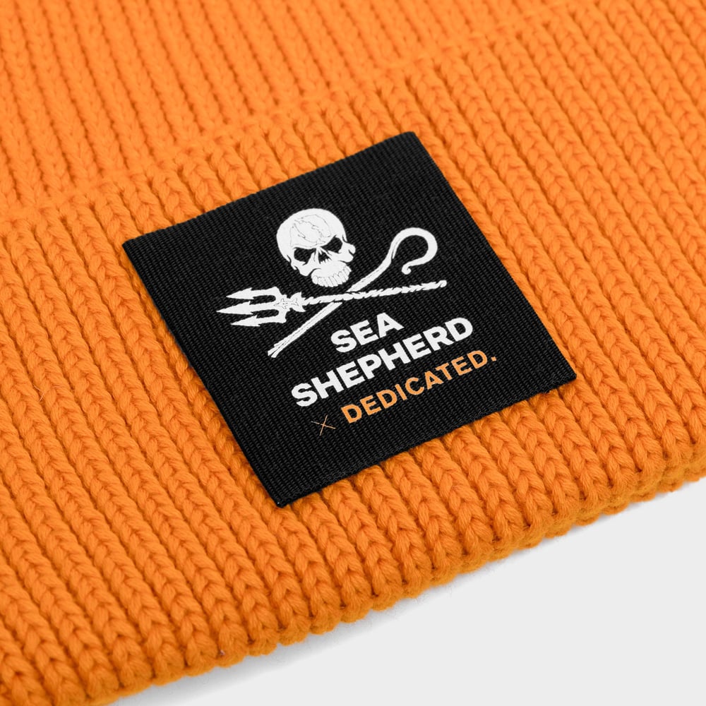 Beanie Hemavan Jolly Patch Safety Orange