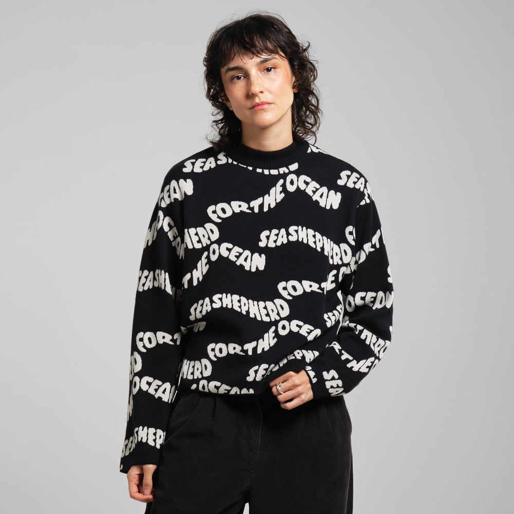Sweater Limhamn For the Ocean Black