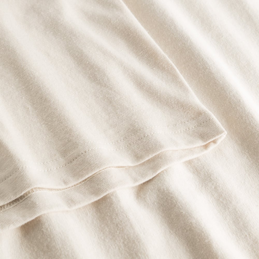 T-shirt Gustavsberg Hemp For the Ocean Vanilla White