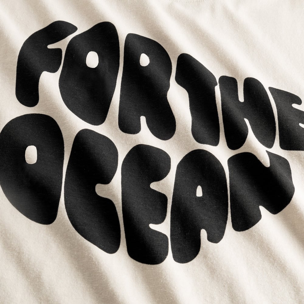 T-shirt Gustavsberg Hemp For the Ocean Vanilla White