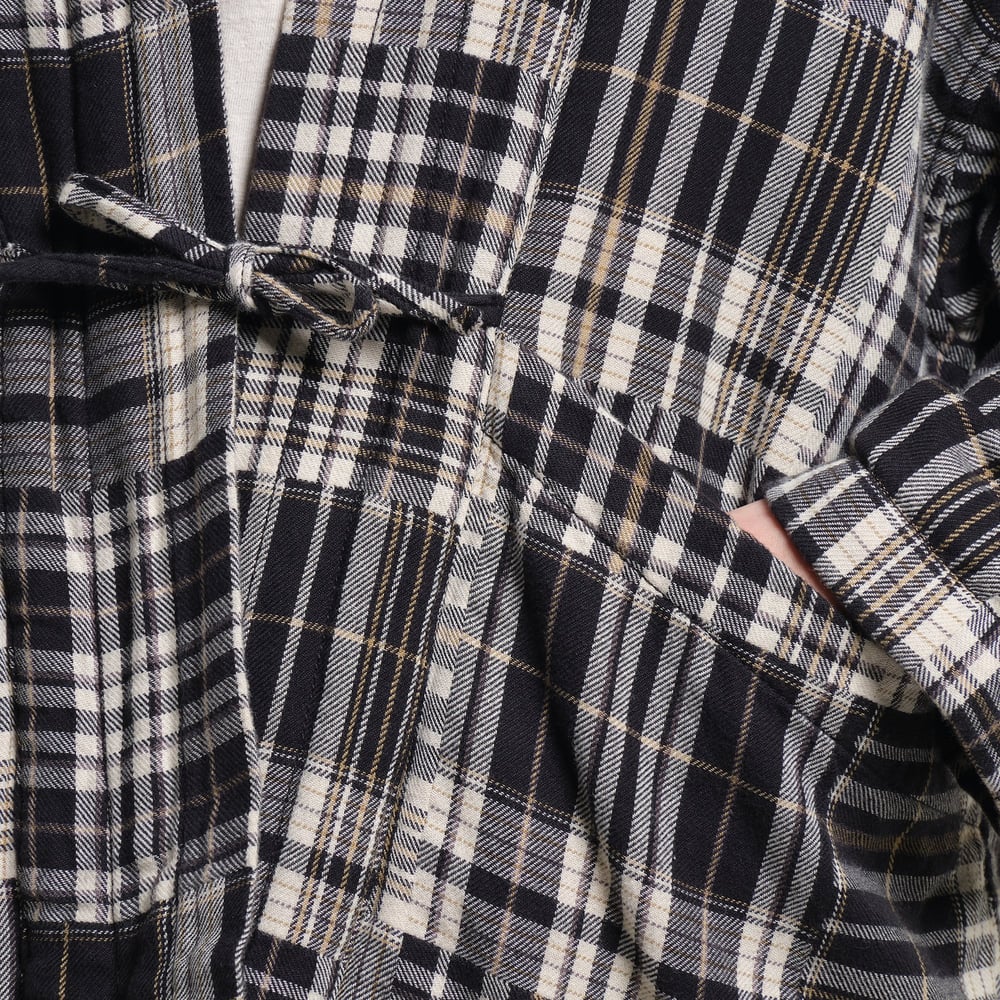 Jacket Sickla Flannel Patchwork Black