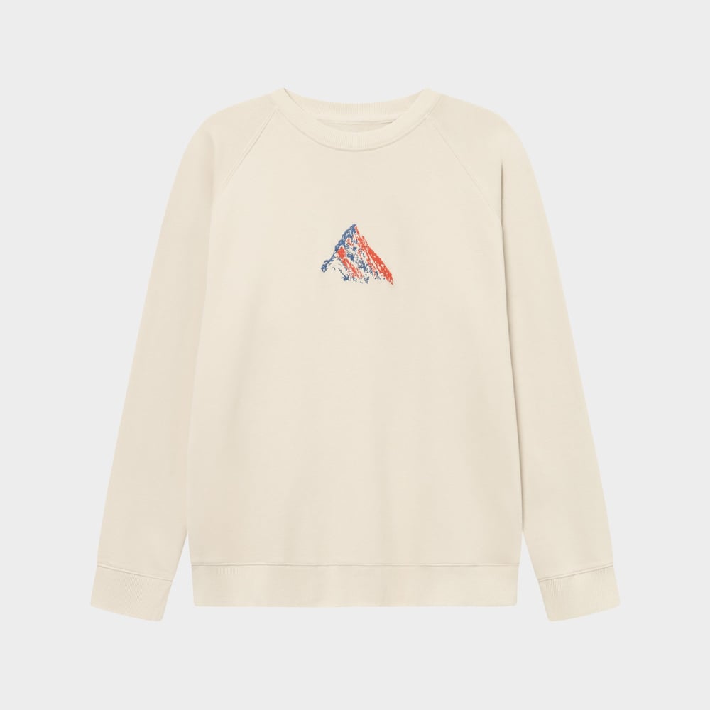 Sweatshirt Malmoe Logo Peak Oat White