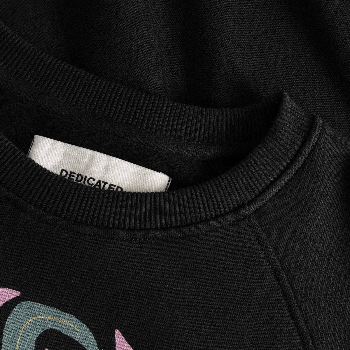 Sweatshirt Ystad Daisy Block Black