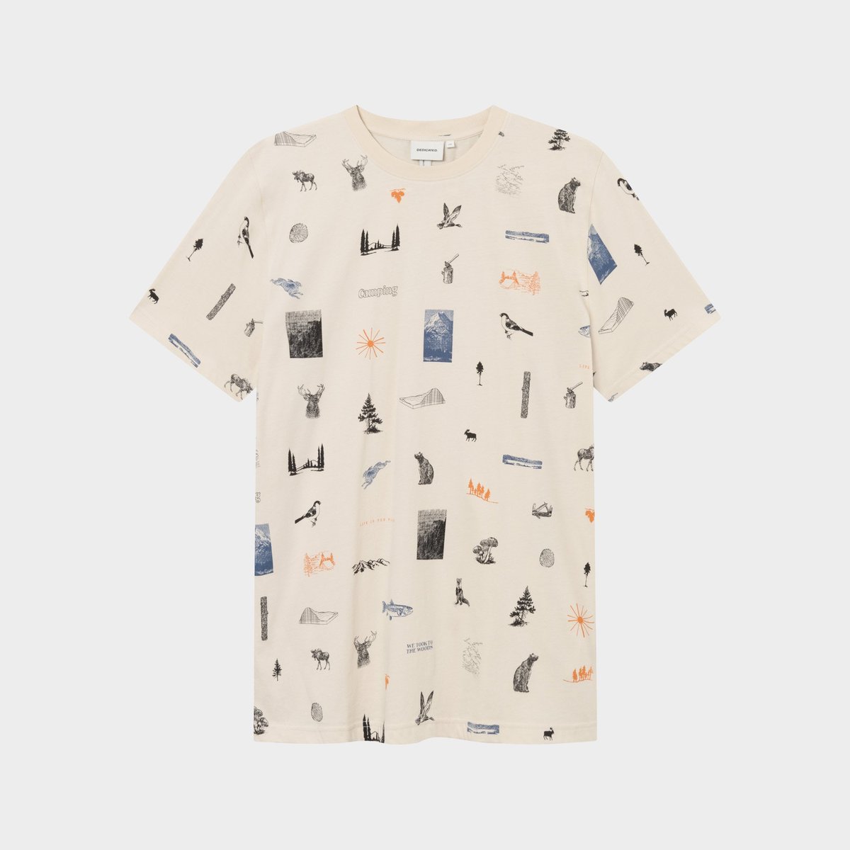 T-shirt Stockholm In The Woods Oat White