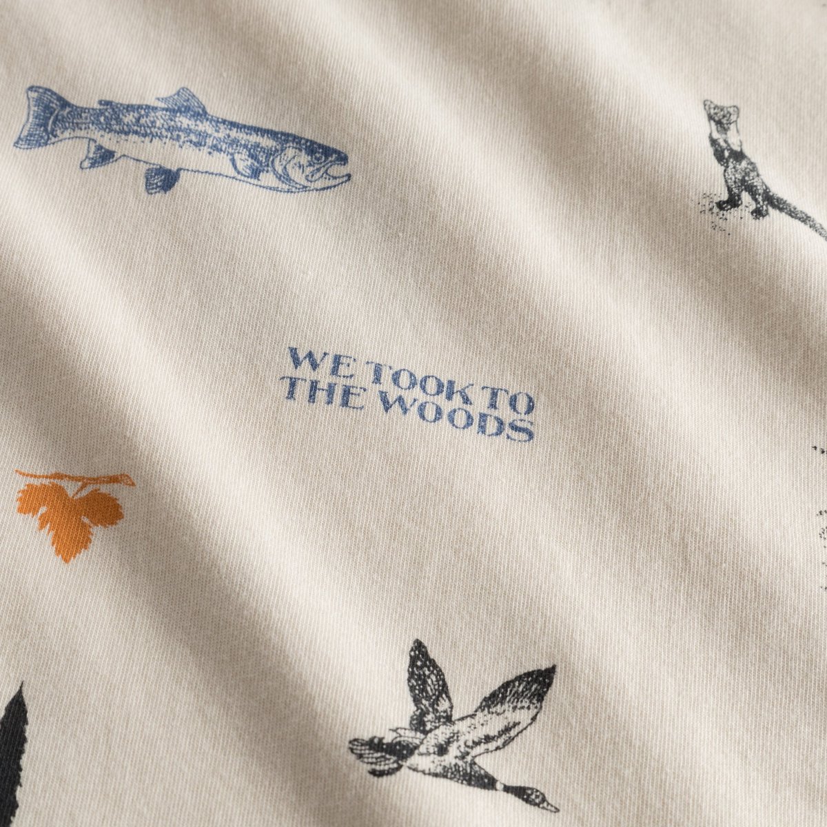 T-shirt Stockholm In The Woods Oat White