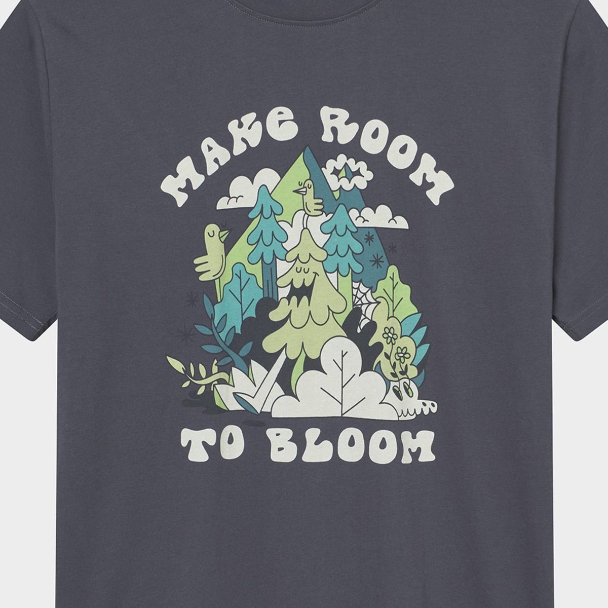 T-shirt Stockholm Make Room Charcoal