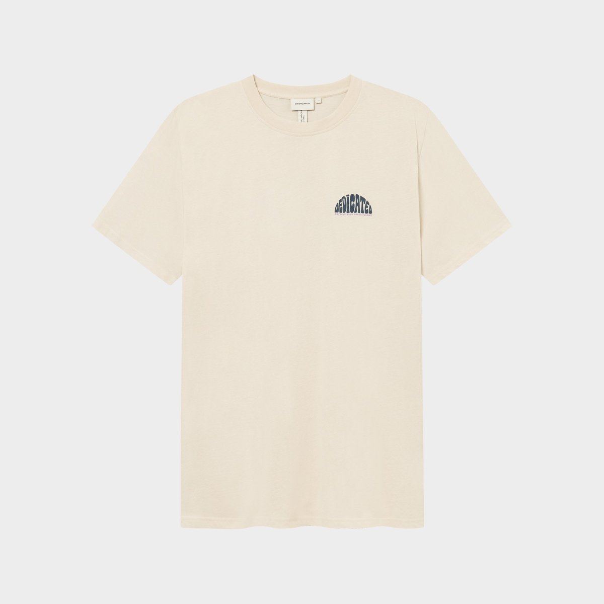 T-shirt Stockholm Rising Logo Oat White