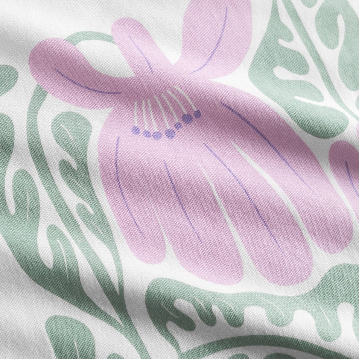 T-shirt Vadstena Winter Blossom White