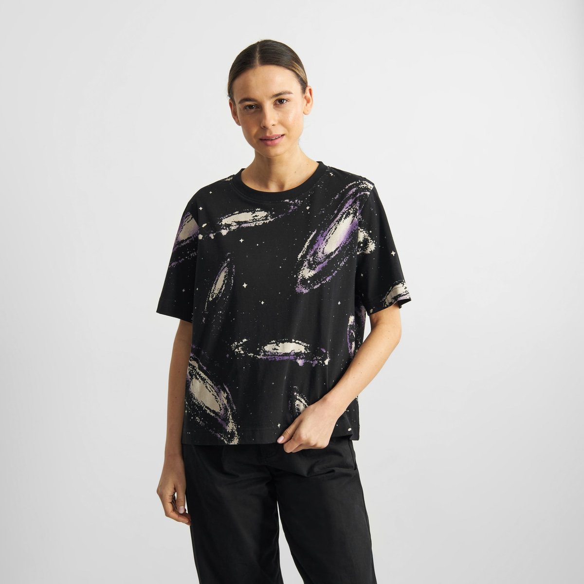 T-shirt Vadstena Galaxy Black