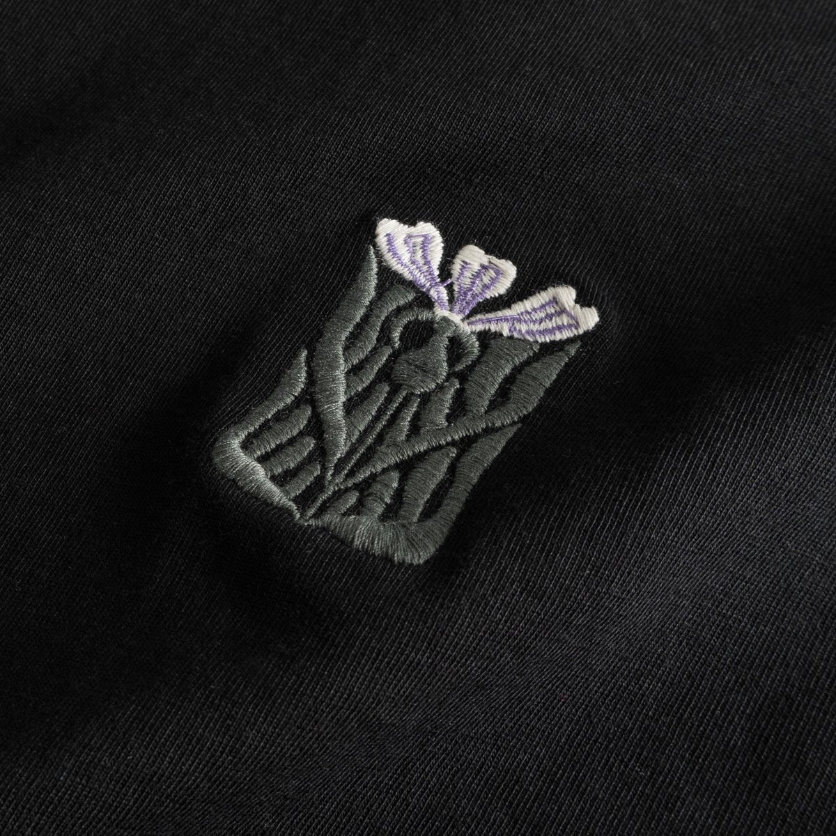 T-shirt Vadstena Thistle EMB Black