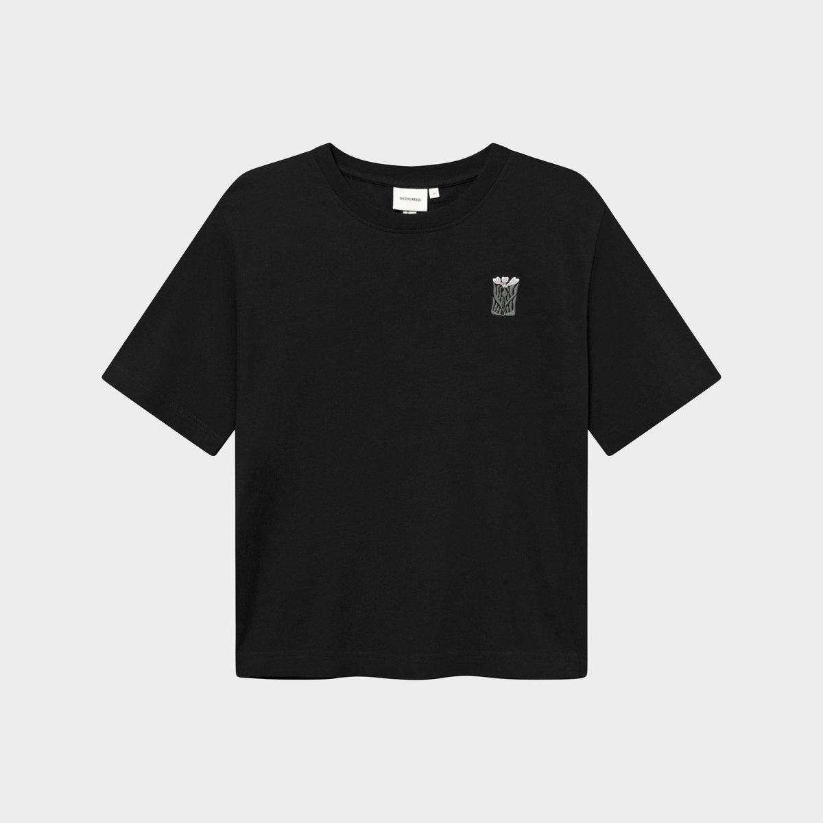 T-shirt Vadstena Thistle EMB Black