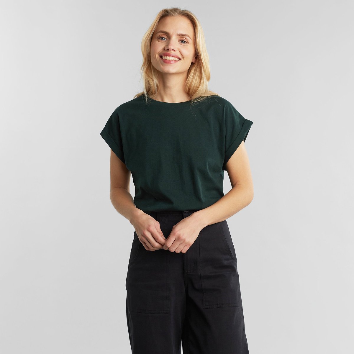 T-shirt Visby Base Dark Green