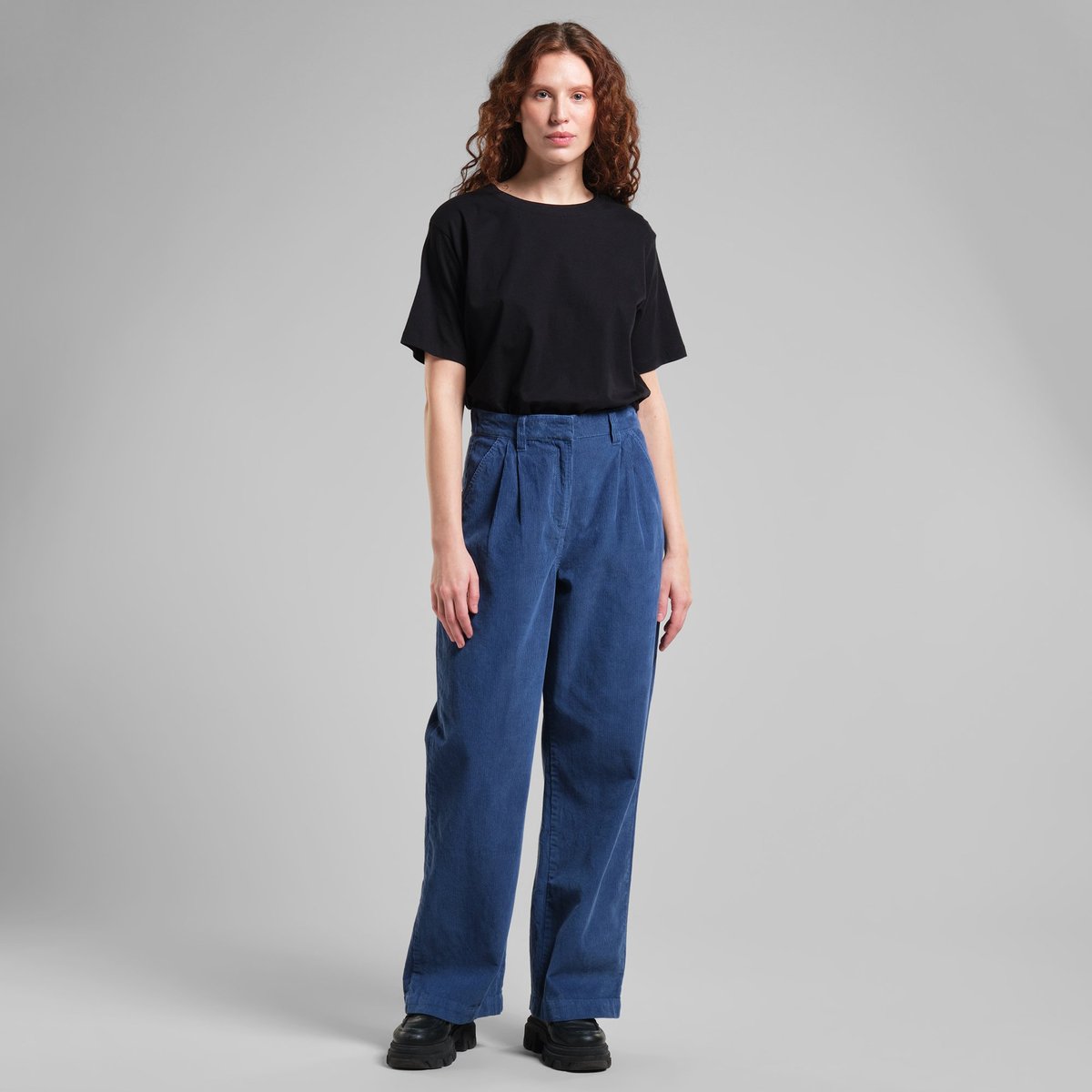 Pants Vickleby Corduroy True Blue