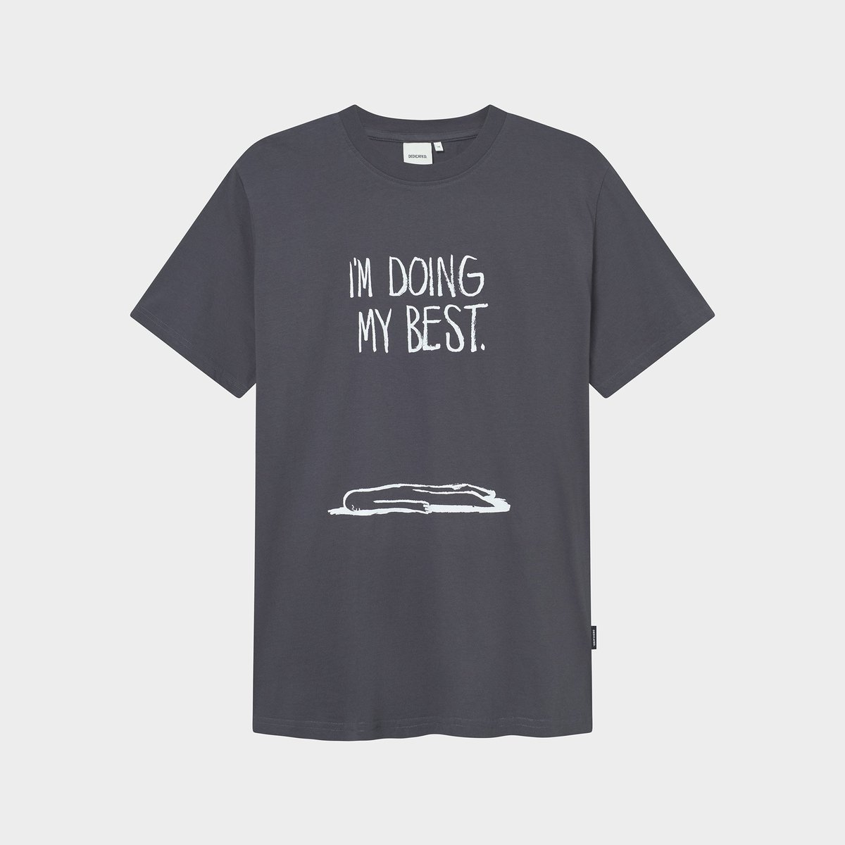 T-shirt Stockholm Doing My Best Charcoal