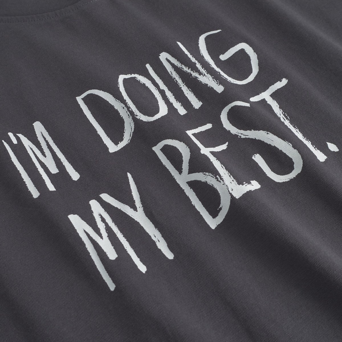 T-shirt Stockholm Doing My Best Charcoal