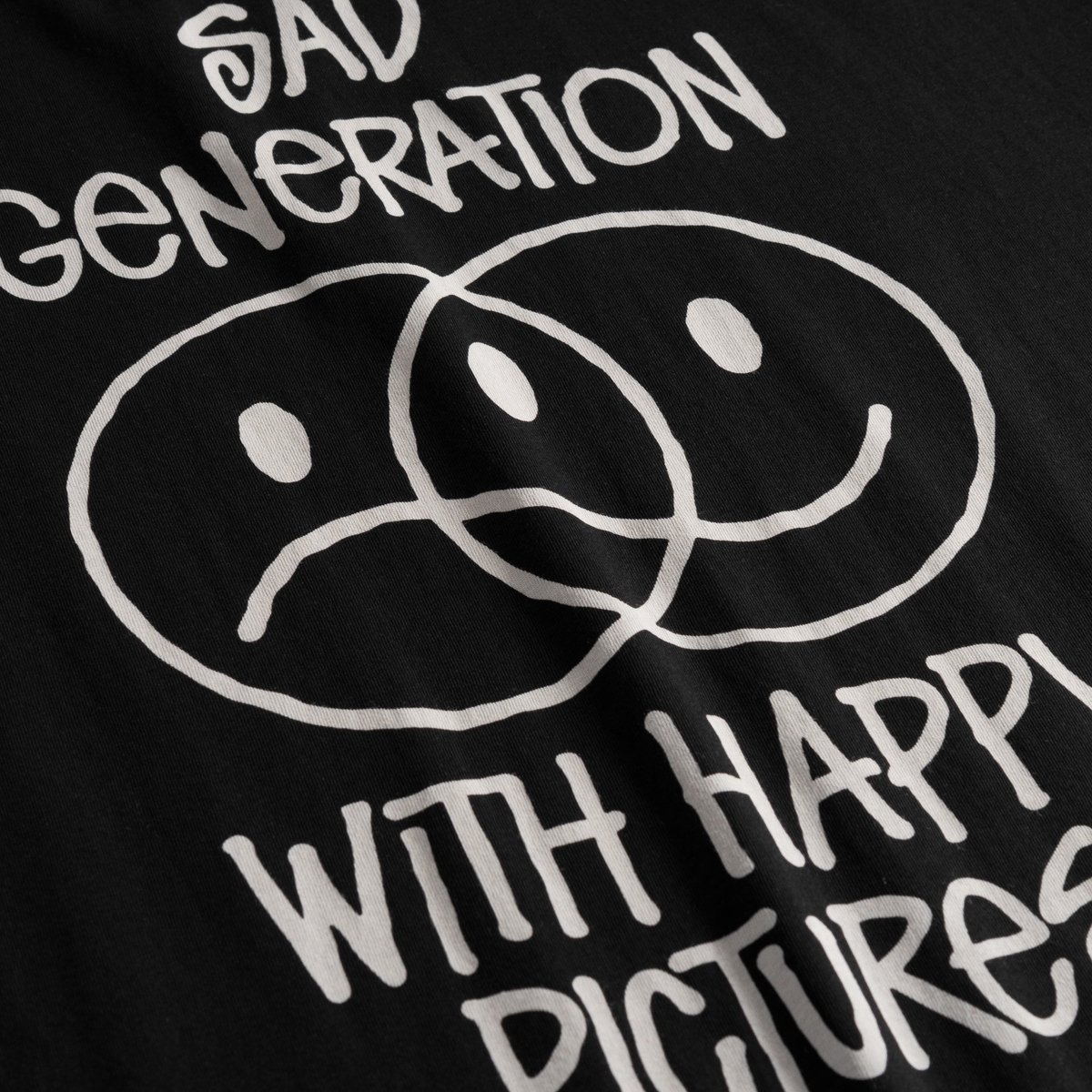 T-shirt Stockholm Sad Generation Black