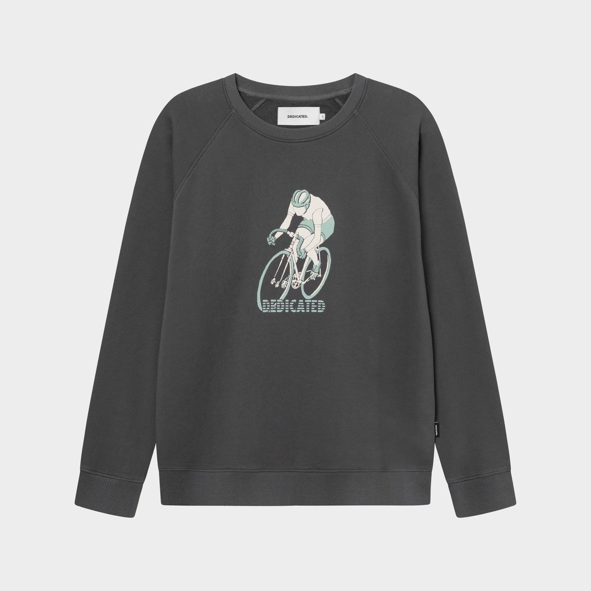 Sweatshirt Malmoe Retro Bike Charcoal