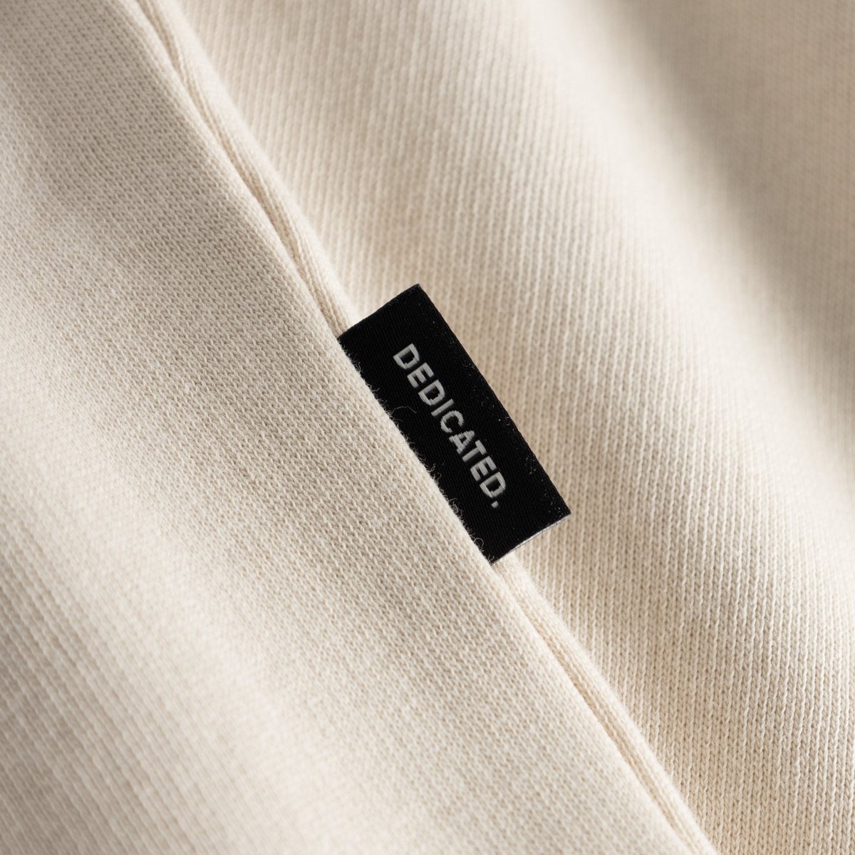 Sweatshirt Malmoe Sound System Logo Oat White