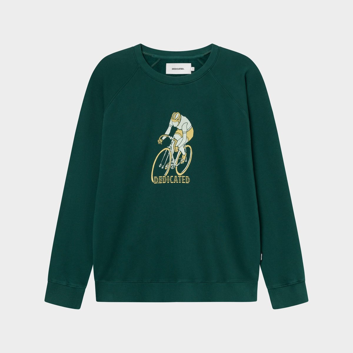 Sweatshirt Malmoe Retro Bike Dark Green