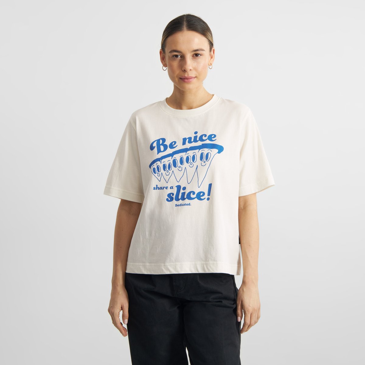 T-shirt Vadstena Share A Slice Off White