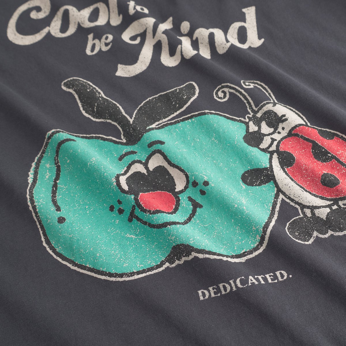 T-shirt Vadstena Kind To Be Cool Charcoal