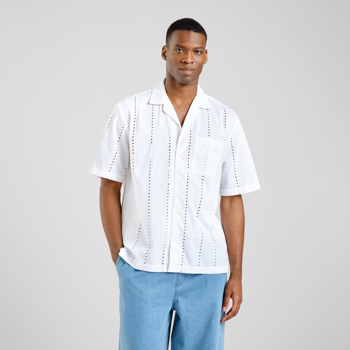 Shirt Marstrand Schiffli White