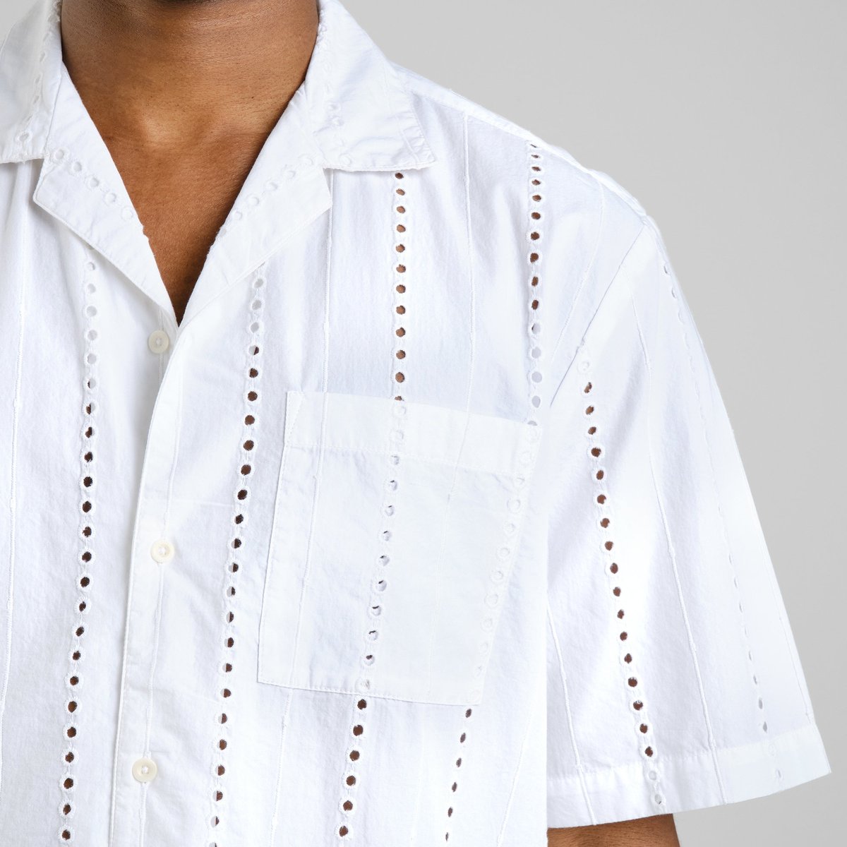 Shirt Marstrand Schiffli White