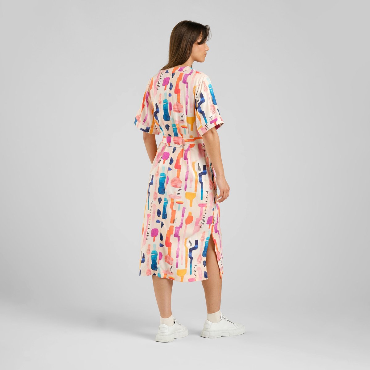 Dress Kallvik Summer Abstract Multi Color