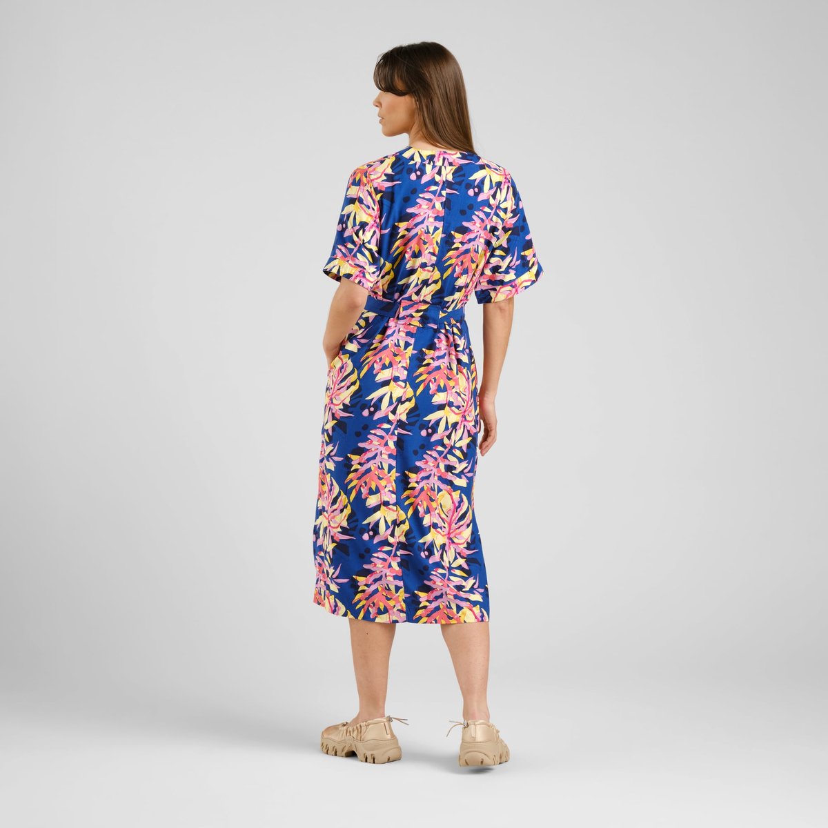 Dress Kallvik Tropical Collage Multi Color