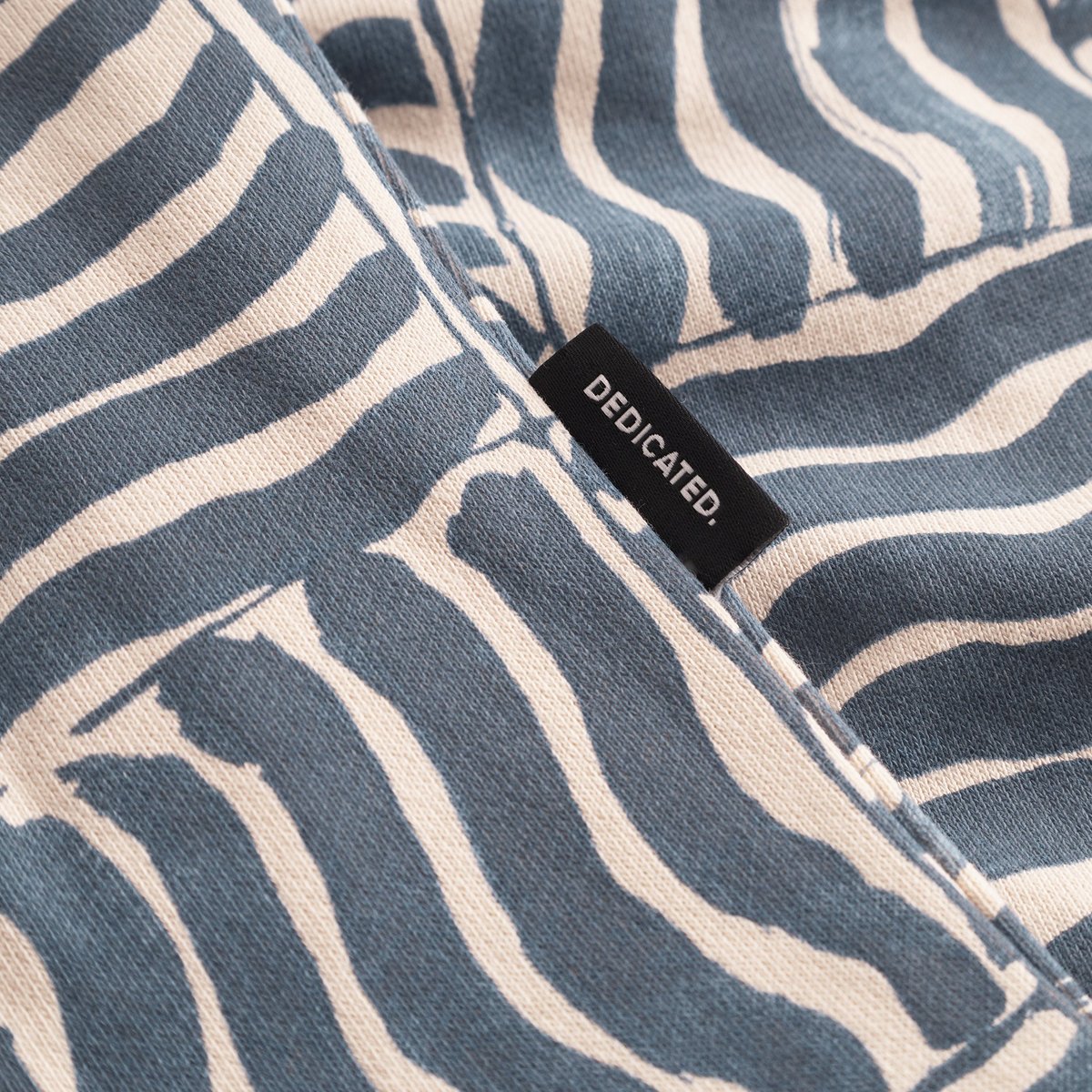 Hoodie Falun Wave Tiles Oat White