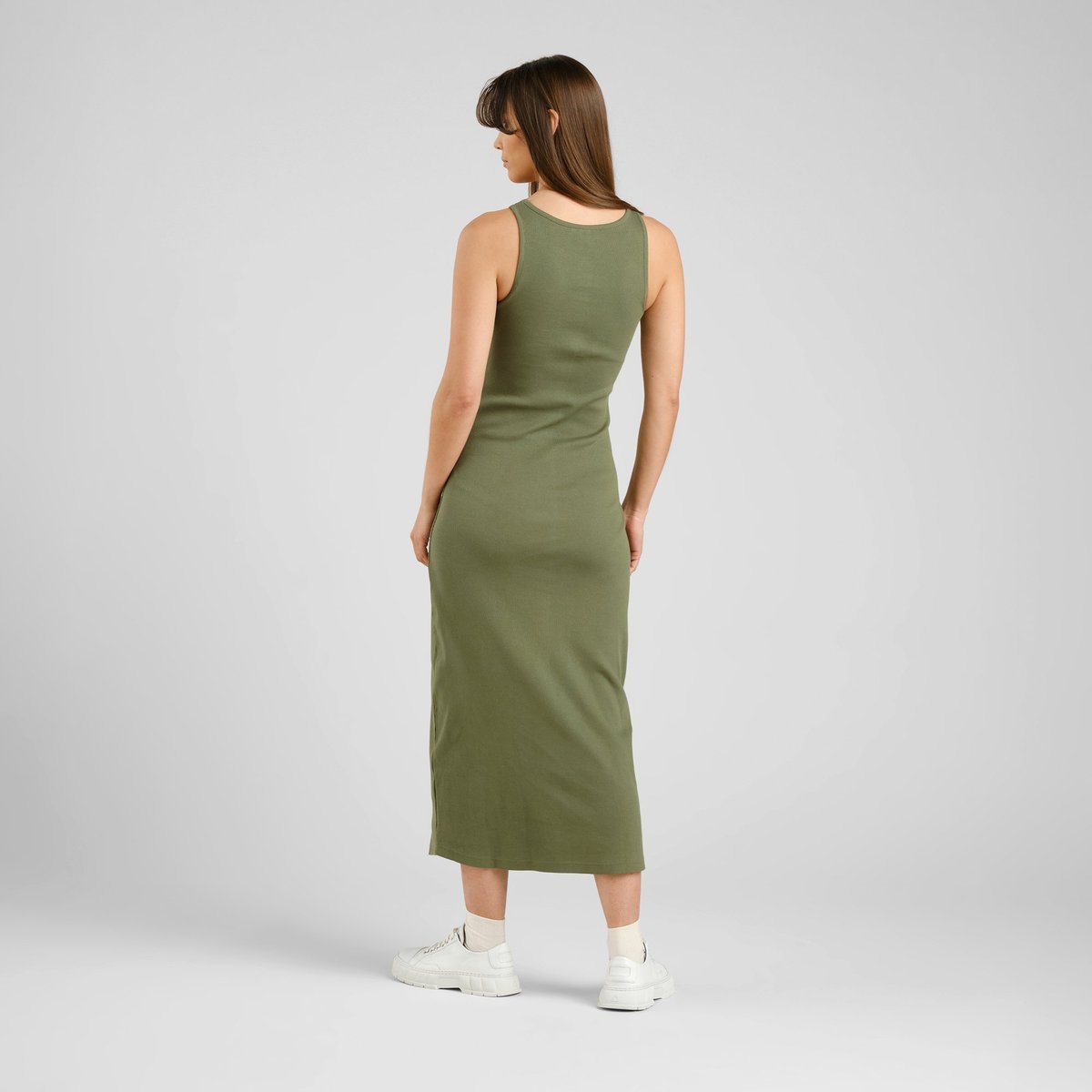 Rib Dress Motala Leaf Green