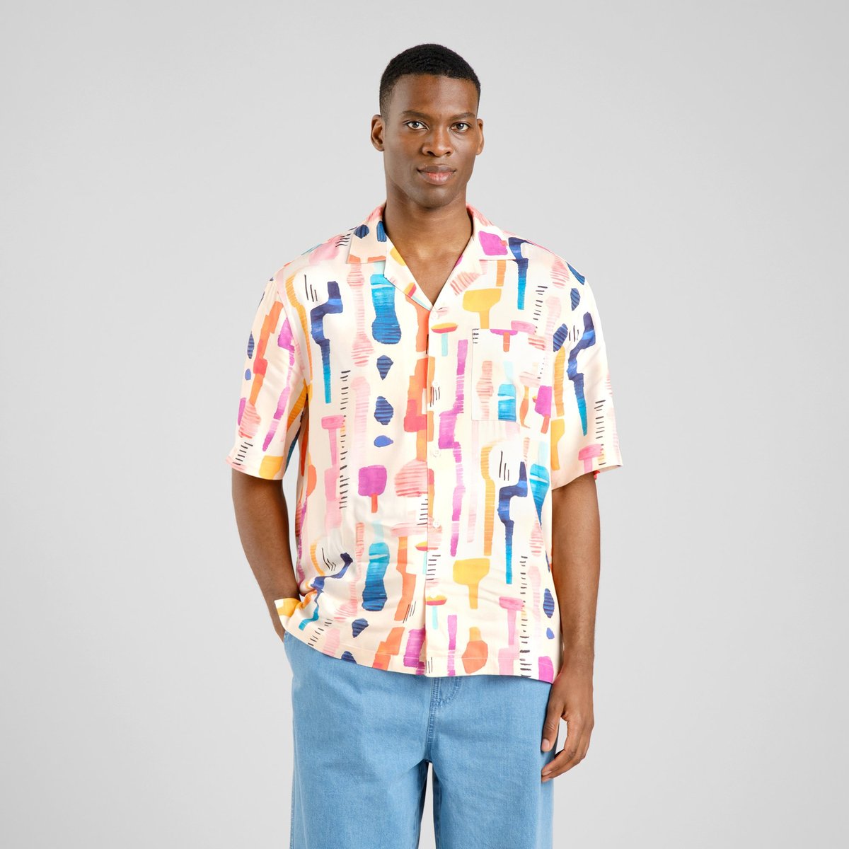 Shirt Marstrand Summer Abstract Multi Color